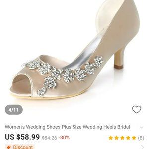 LightInTheBox , size 8, champagne